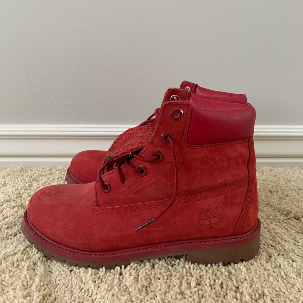 Timberland boots red